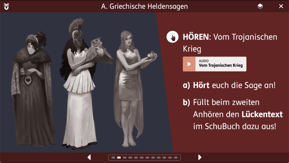 Screenshot der Präsentationsansicht