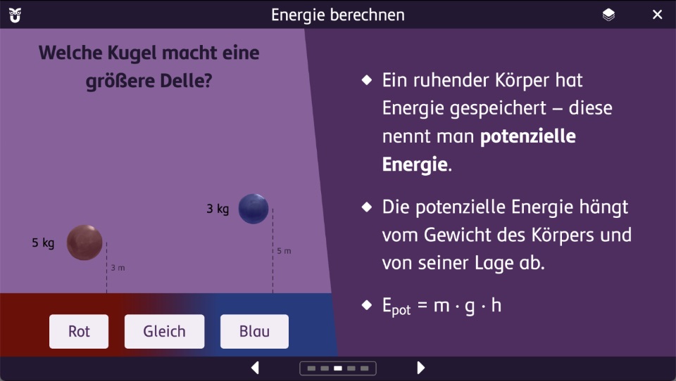 Screenshot der Präsentationsansicht